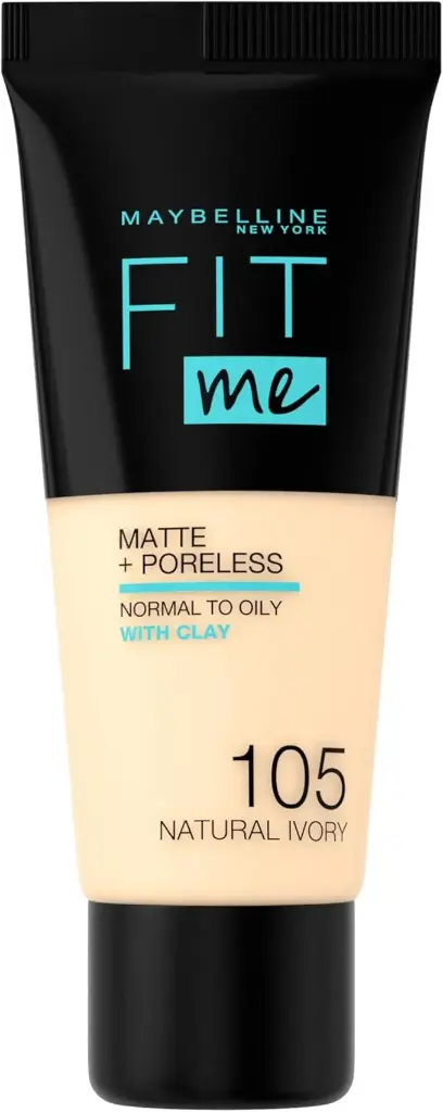 Maybelline New York Fit Me Matte + Poreless 105 Natural Ivory Brand: MAYBELLINE