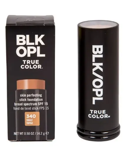BLK/OPL Skin Perfecting Foundation Stick, SPF 15 Buildable & Blendable Face Foundation Makeup with Matte Finish - Full Coverage, Color Correcting & Sculpting - Hypoallergenic (Kalahari Sand)